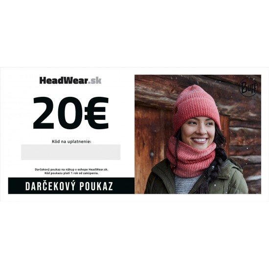 Darčekový poukaz 20€ Darčekový poukaz 20€
